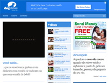 Tablet Screenshot of dogdicas.com.br